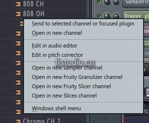 FL Studio浏览器窗口Browser 介绍四