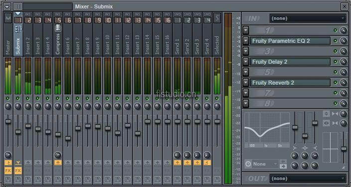 FL Studio 调音台Mixer 介绍一