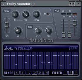 flstudio声码器Fruity Vocoder教程