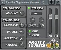 flstudio失真效果器Fruity Squeeze教程