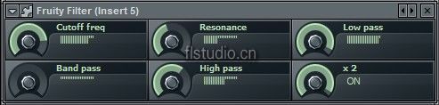 FL Studio 滤波器Fruity Filter教程