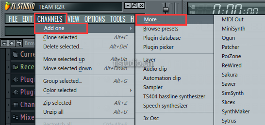 FL Studio 调用第三方音源插件的方法及原理