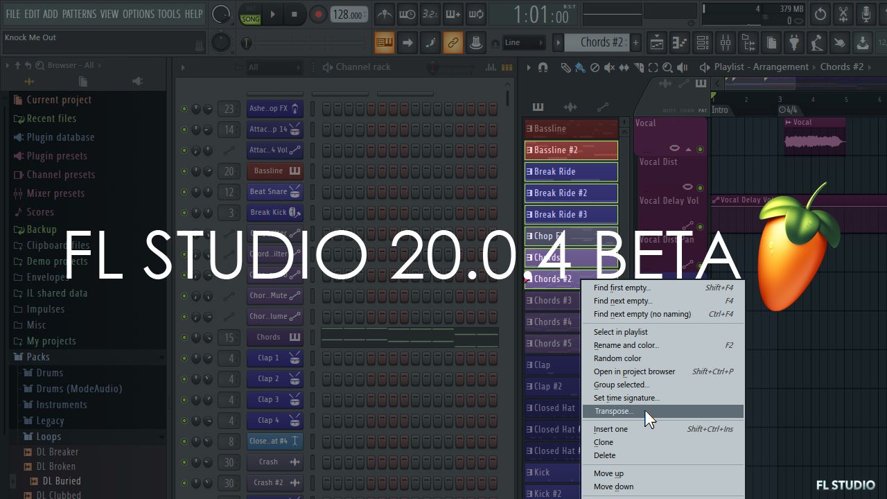 FL Studio 20.0.4 beta 版本发布